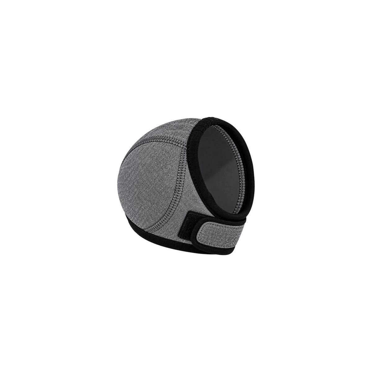 Grey dog ear protection hood for swimming, bathing and grooming - Paw Studio