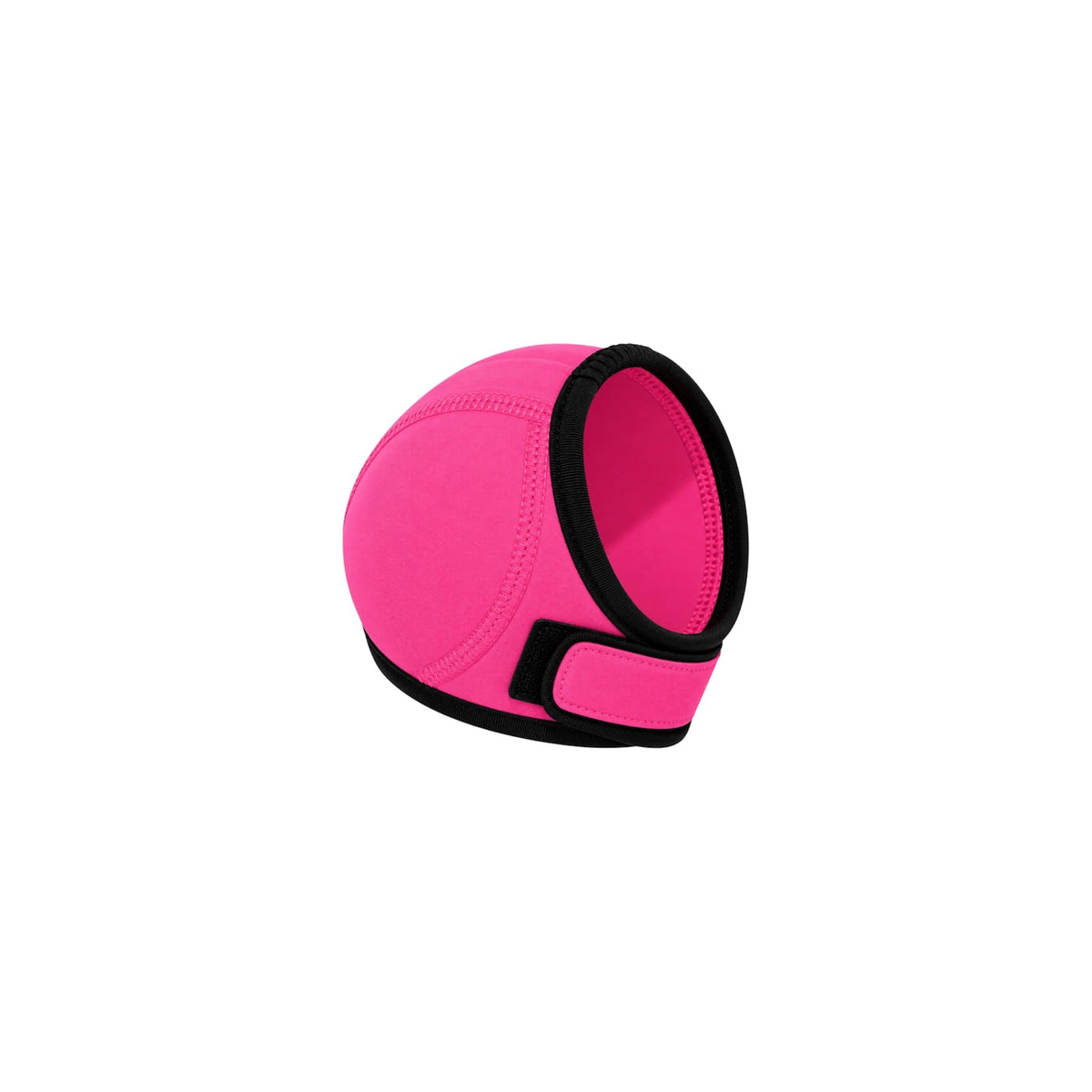 Hot pink dog ear protection hood for swimming, bathing and grooming - Paw Studio