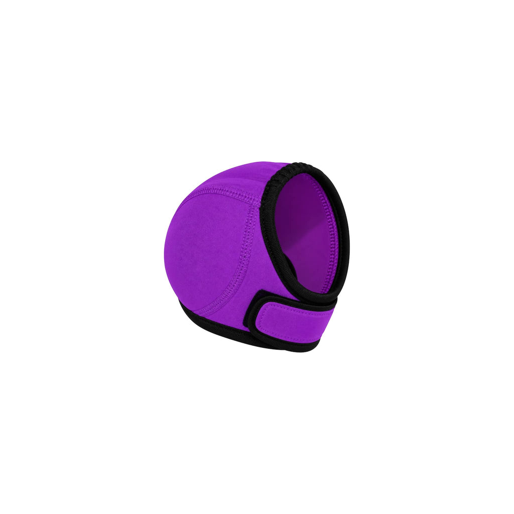 Purple dog ear protection hood for swimming, bathing and grooming - Paw Studio